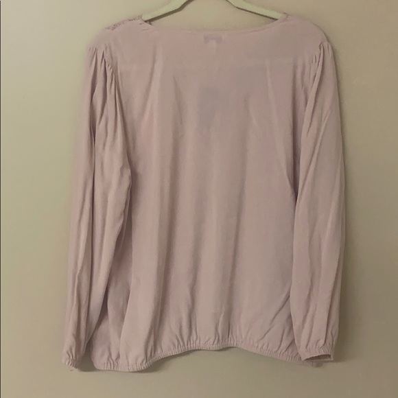 NWT Express Pink Lace Blouse - Picture 7 of 7